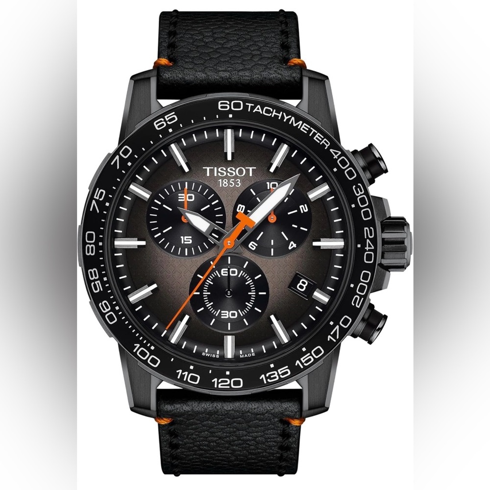 NWT Tissot Mens Supersport Chrono Basketball Stainless Steel Case (Still Sealed)